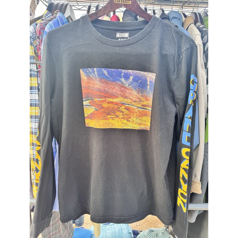 Grand Canyon National Park T-Shirt M Men's Black Long Sleeve Arizona Southwest